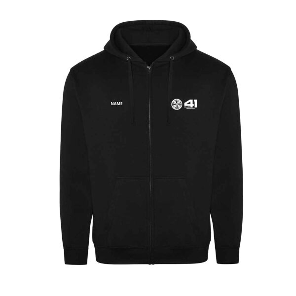 REDDITCH 41 CLUB ZIP UP HOODIE WITH NAME Thumbnail